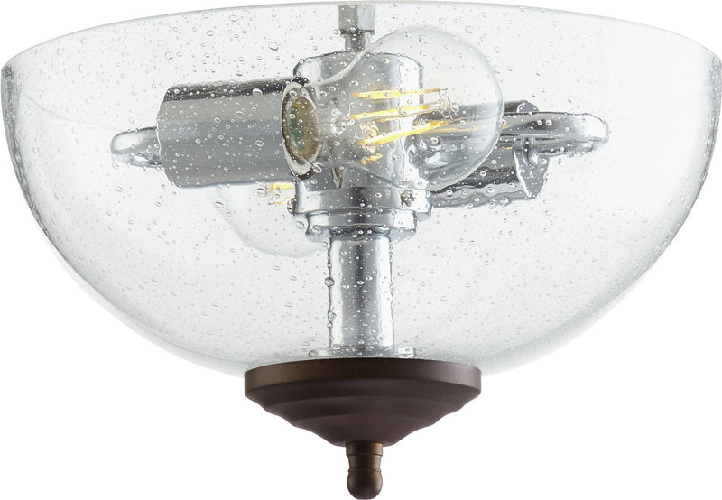 Quorum 1165-4486 LED Fan Light Kit, Toasted Sienna / Oiled Bronze