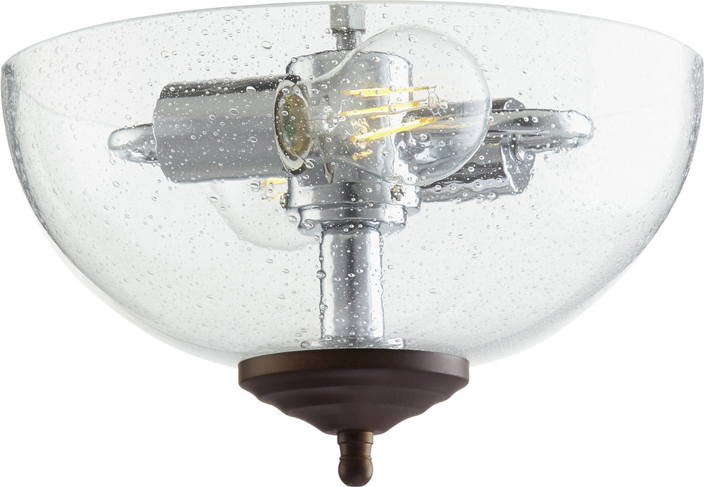 Quorum 1165-4486 LED Fan Light Kit, Toasted Sienna / Oiled Bronze