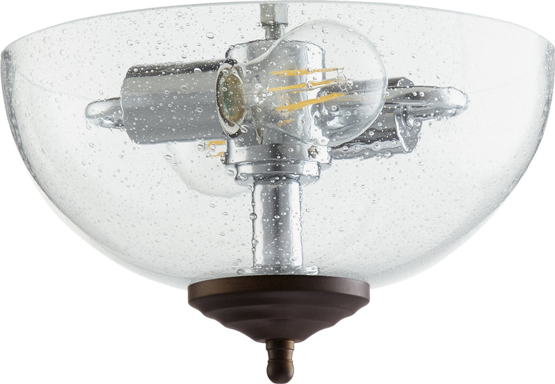 Quorum 1165-4486 LED Fan Light Kit, Toasted Sienna / Oiled Bronze