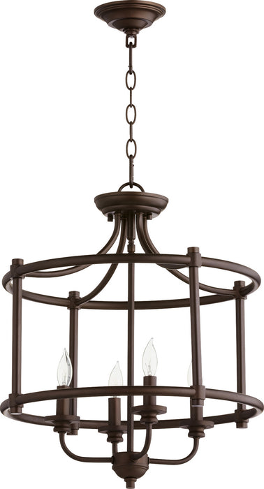 Quorum 2822-18-86 Four Light Dual Mount, Oiled Bronze