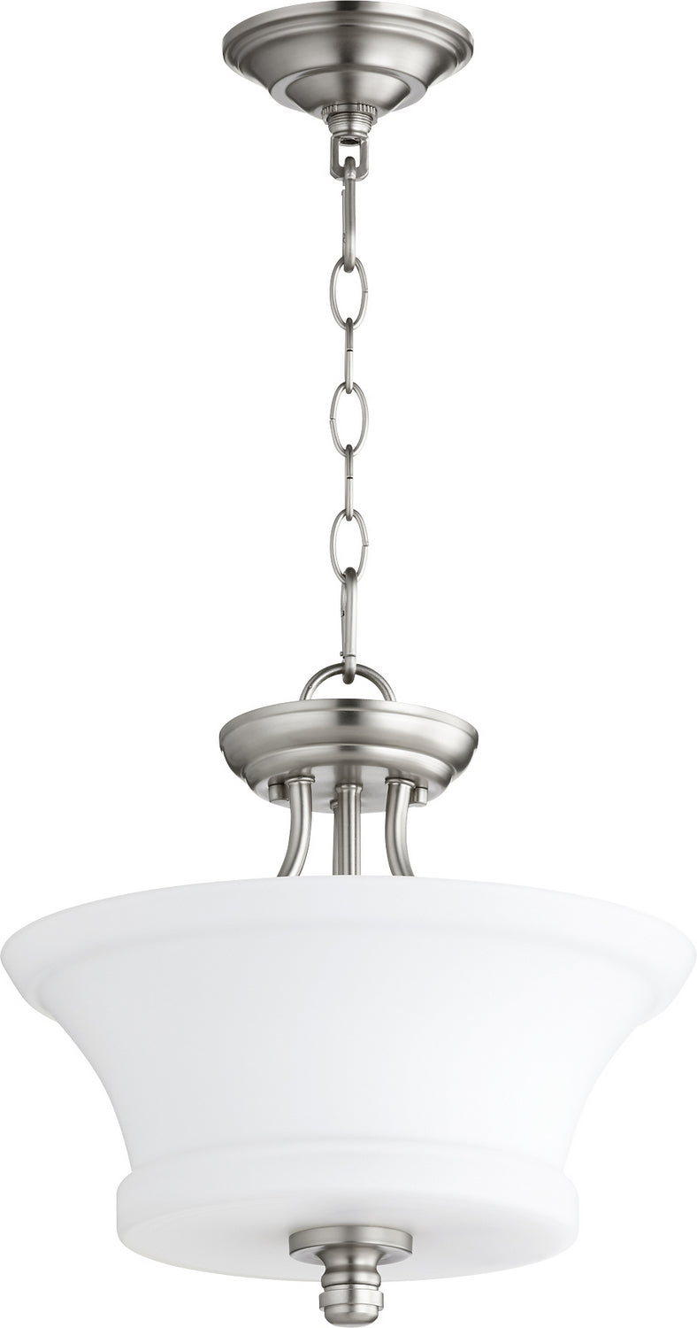 Quorum 2922-13-65 Two Light Dual Mount, Satin Nickel