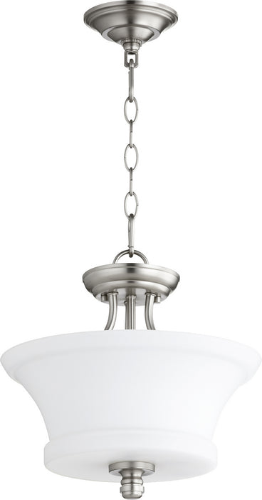 Quorum 2922-13-65 Two Light Dual Mount, Satin Nickel