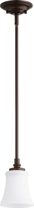 Quorum 3122-86 One Light Pendant, Oiled Bronze