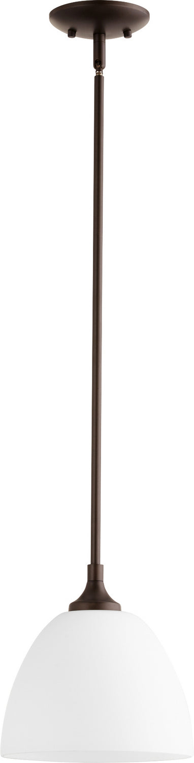 Quorum 3159-86 One Light Pendant, Oiled Bronze
