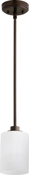 Quorum 3207-86 One Light Pendant, Oiled Bronze