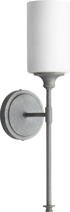 Quorum 5309-1-17 One Light Wall Mount, Zinc