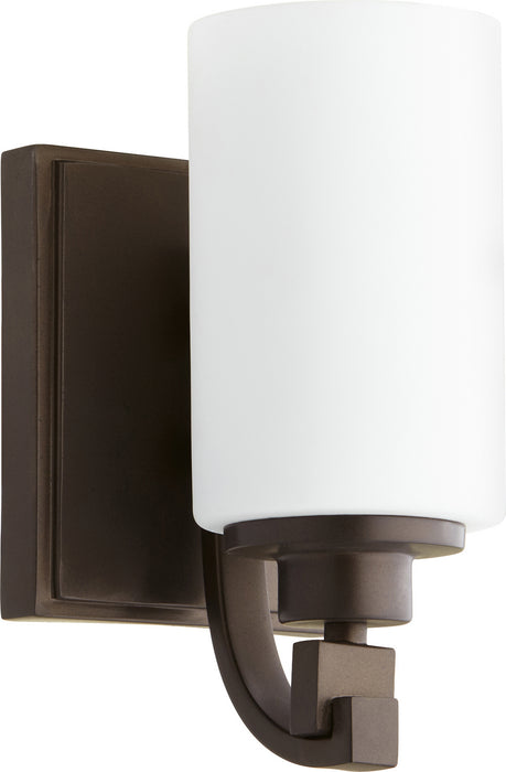 Quorum 5407-1-86 One Light Wall Mount, Oiled Bronze