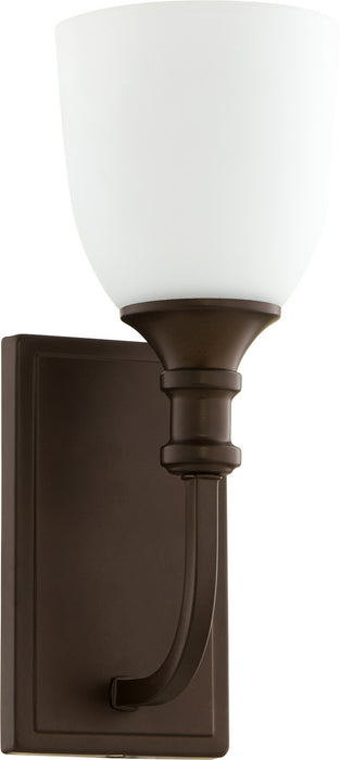 Quorum 5411-1-86 One Light Wall Mount, Oiled Bronze
