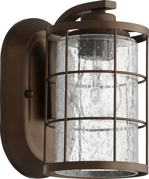 Quorum 5464-1-86 One Light Wall Mount, Oiled Bronze