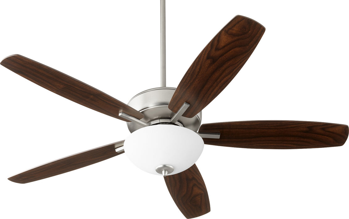 Quorum 70525-65 52" Ceiling Fan, Satin Nickel