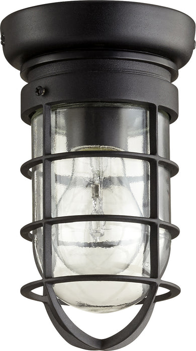 Quorum 7282-69 One Light Ceiling Mount, Textured Black