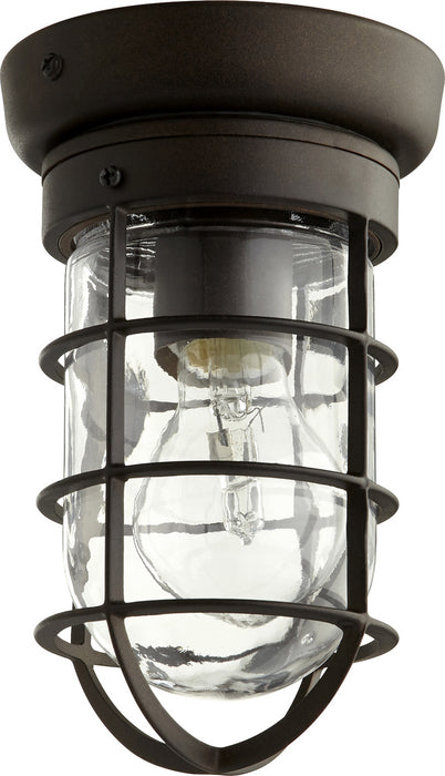 Quorum 7282-86 One Light Ceiling Mount, Oiled Bronze