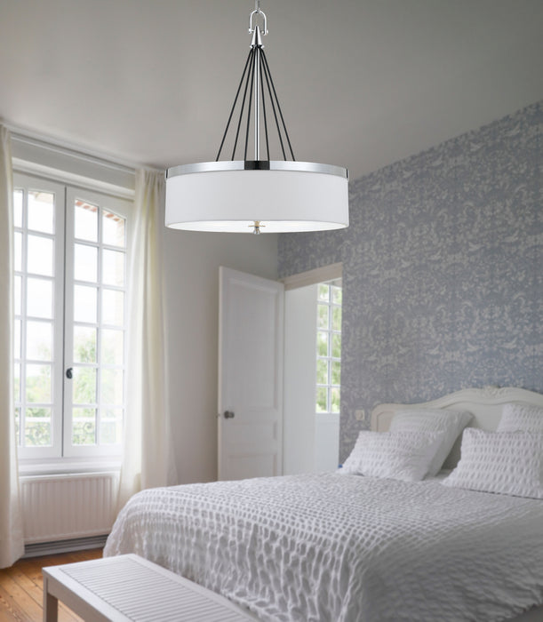 Cal Lighting FX-3642-3 Three Light Chandelier, Chrome