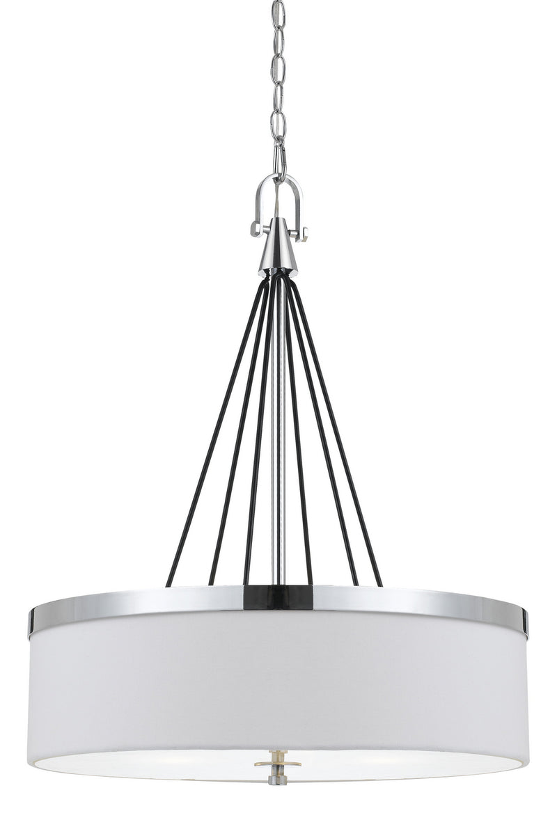 Cal Lighting FX-3642-3 Three Light Chandelier, Chrome