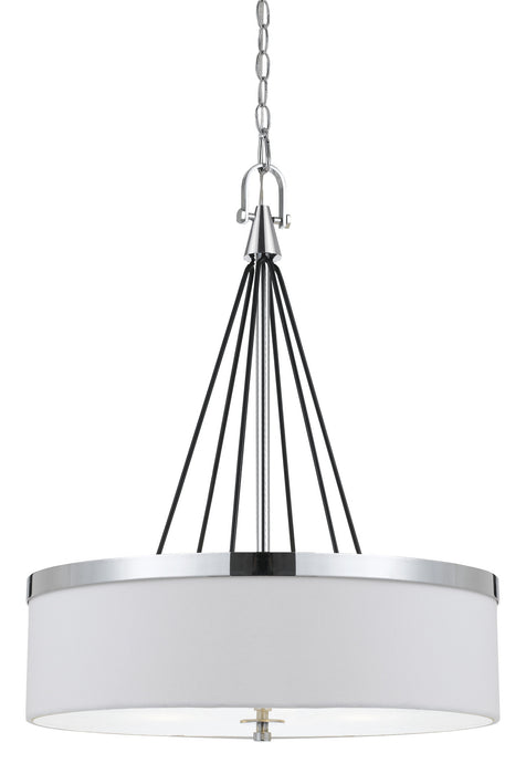 Cal Lighting FX-3642-3 Three Light Chandelier, Chrome