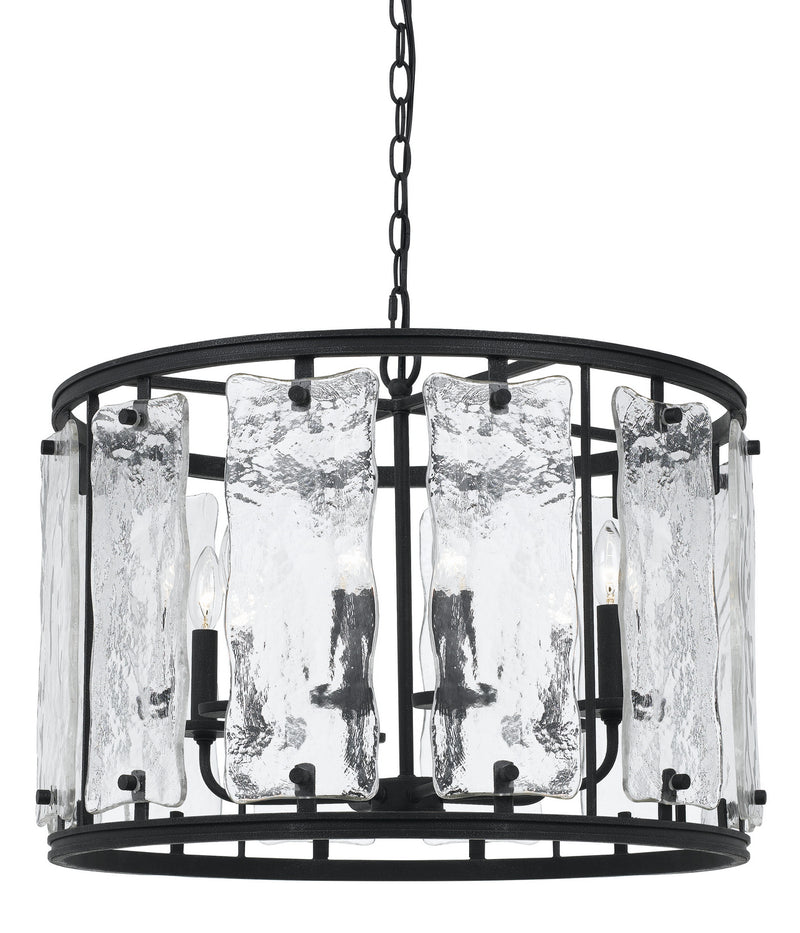 Cal Lighting FX-3650-6 Six Light Chandelier, Blacksmith