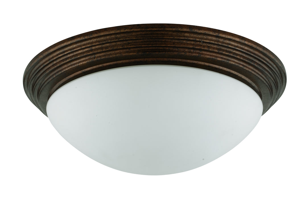 Cal Lighting LA-181L-RU Two Light Ceiling Mount, Rust