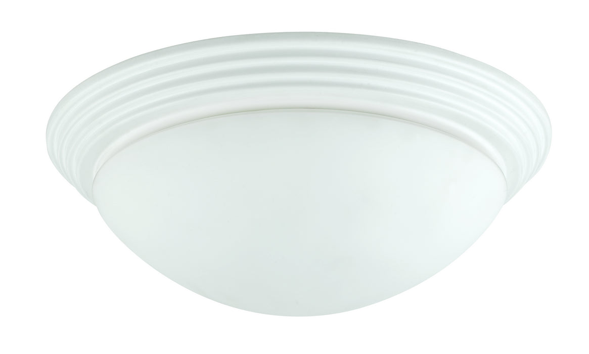 Cal Lighting LA-181S-WH One Light Ceiling Mount Fixture, White