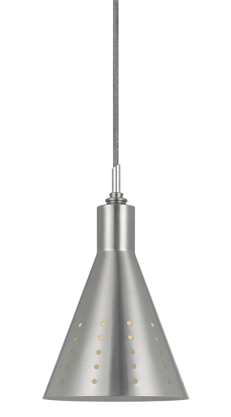 Cal Lighting UP-1011/6-BS One Light Pendant, Rust