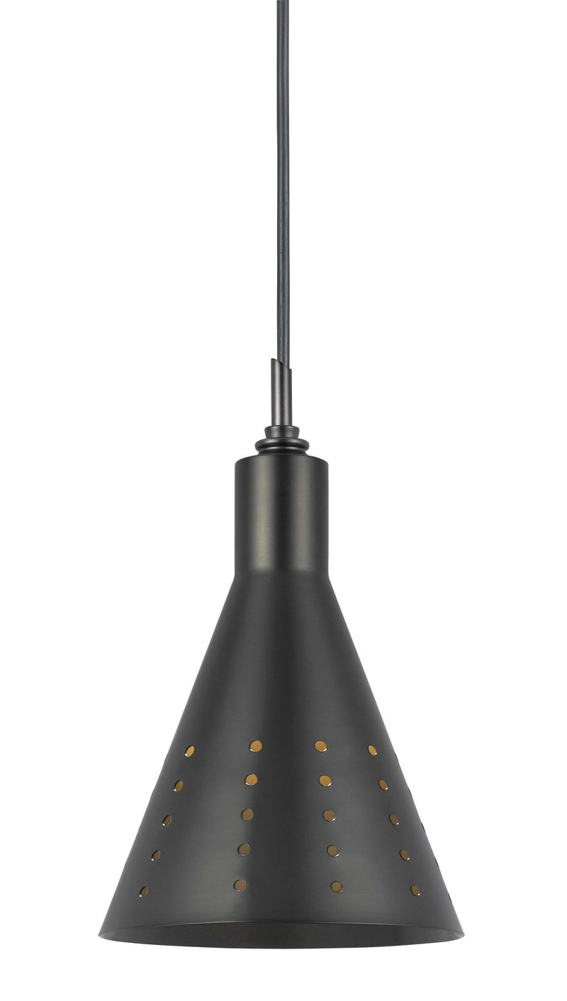 Cal Lighting UP-1011/6-ORB One Light Pendant, Brushed Steel
