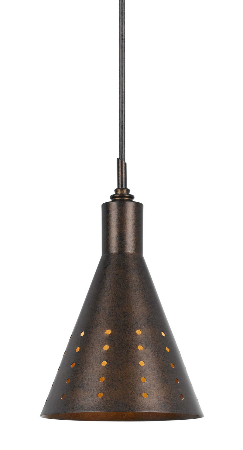 Cal Lighting UP-1011/6-RU One Light Pendant, Oil Rubbed Bronze