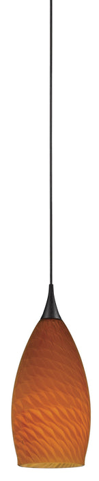 Cal Lighting UP-1058/6-DB One Light Pendant, Brushed Steel