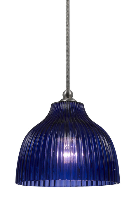 Cal Lighting UP-1072/6-BS One Light Pendant, Brushed Steel