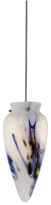 Cal Lighting UP-961/6-BS One Light Pendant, Brushed Steel