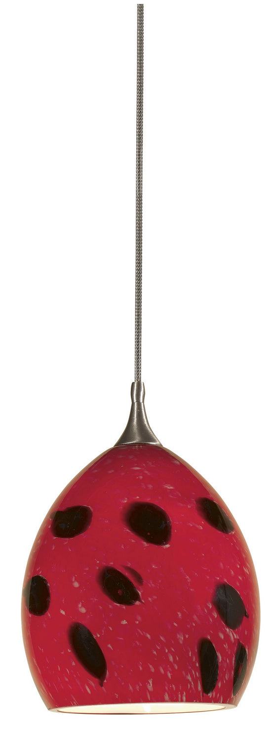 Cal Lighting UP-962/6-BS One Light Pendant, Brushed Steel