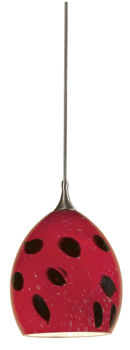 Cal Lighting UP-962/6-BS One Light Pendant, Brushed Steel