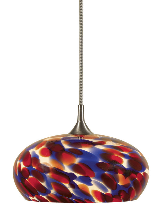 Cal Lighting UP-968/6-BS One Light Pendant, Brushed Steel