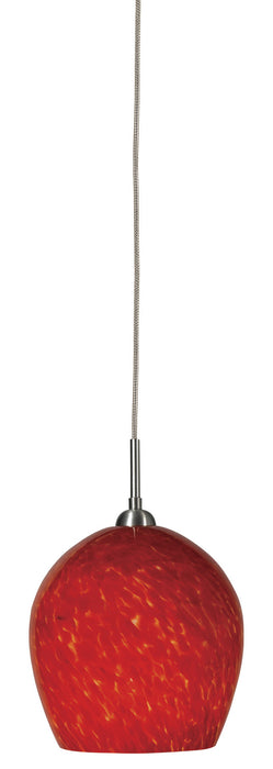 Cal Lighting UP-974/6-BS One Light Pendant, Brushed Steel