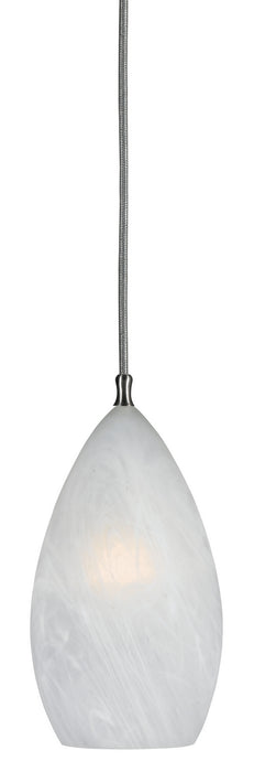Cal Lighting UP-990/6-BS One Light Pendant, Brushed Steel