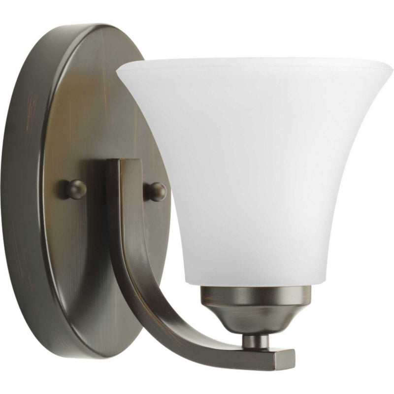 Progress Lighting P2008-20W One Light Bath Bracket, Antique Bronze