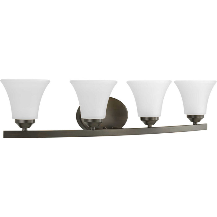 Progress Lighting P2011-20W Four Light Bath Bracket, Antique Bronze