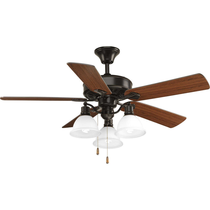 Progress Lighting P2503-20 52" Ceiling Fan, Antique Bronze