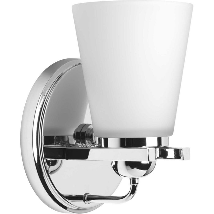 Progress Lighting P300000-015 One Light Bath, Polished Chrome