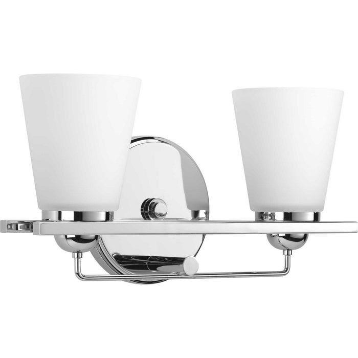 Progress Lighting P300001-015 Two Light Bath, Polished Chrome