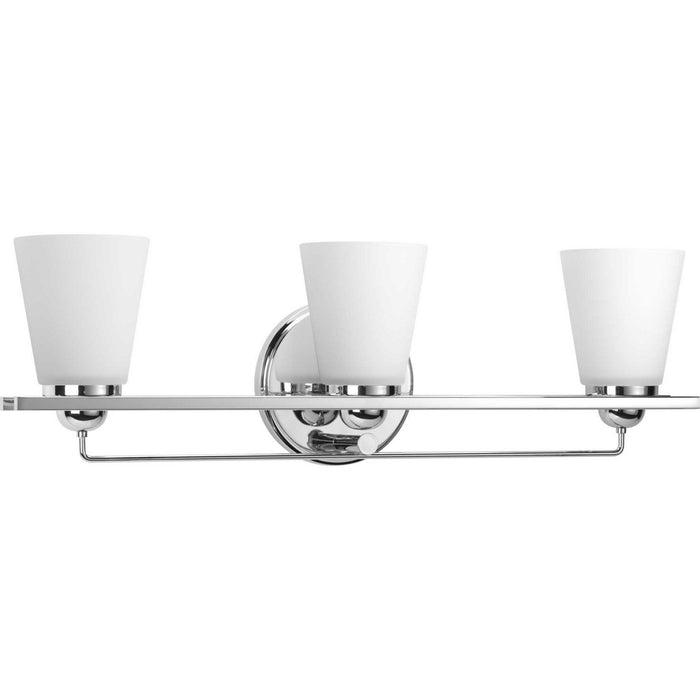 Progress Lighting P300002-015 Three Light Bath, Polished Chrome