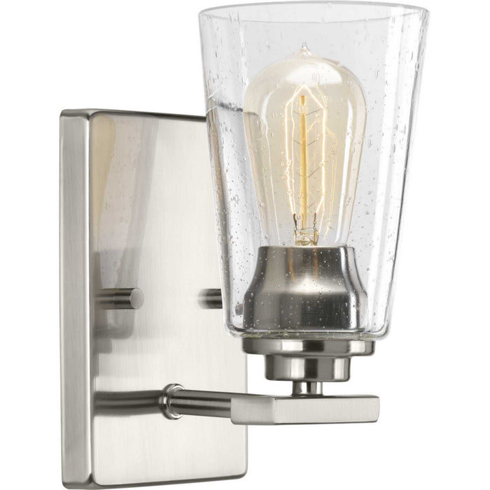 Progress Lighting P300008-009 One Light Bath, Brushed Nickel