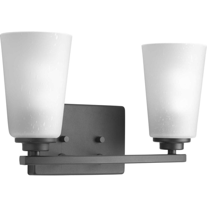 Progress Lighting P300009-143 Two Light Bath, Graphite