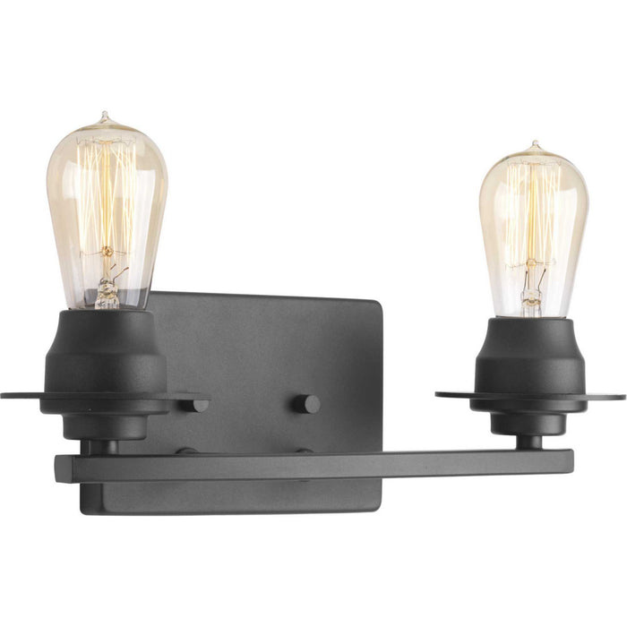Progress Lighting P300009-143 Two Light Bath, Graphite