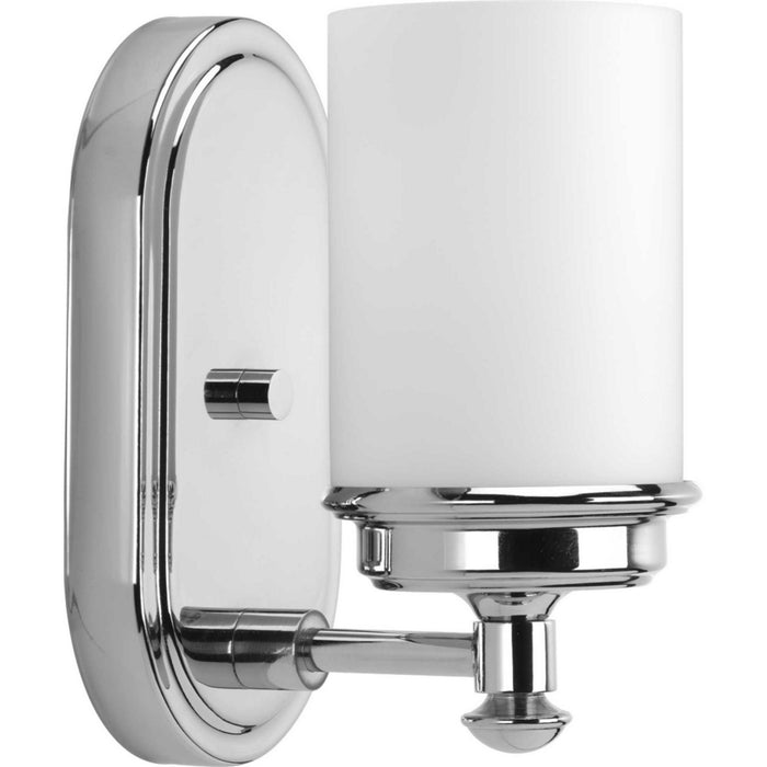 Progress Lighting P300012-015 One Light Bath, Polished Chrome