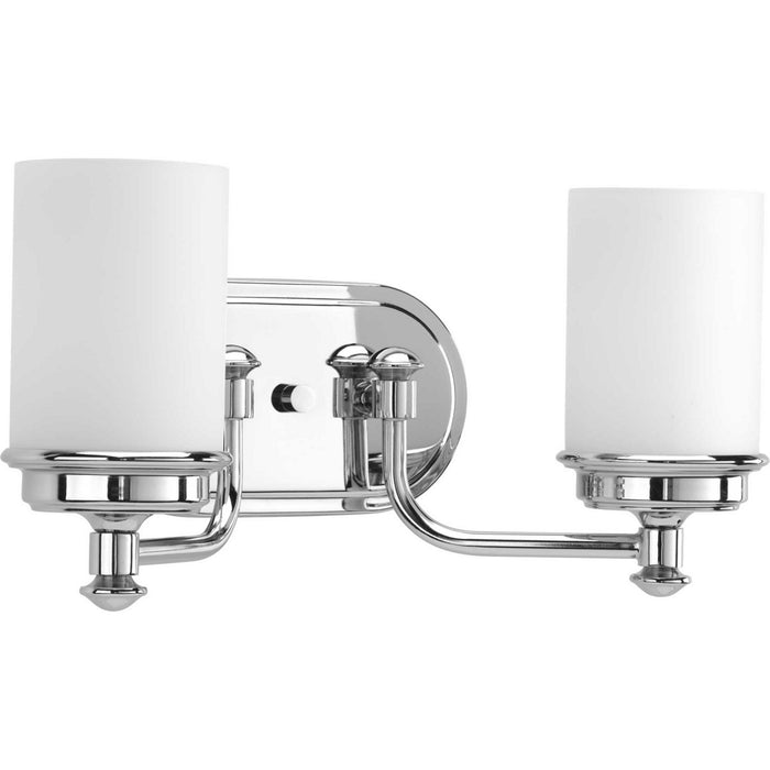 Progress Lighting P300013-015 Two Light Bath, Polished Chrome