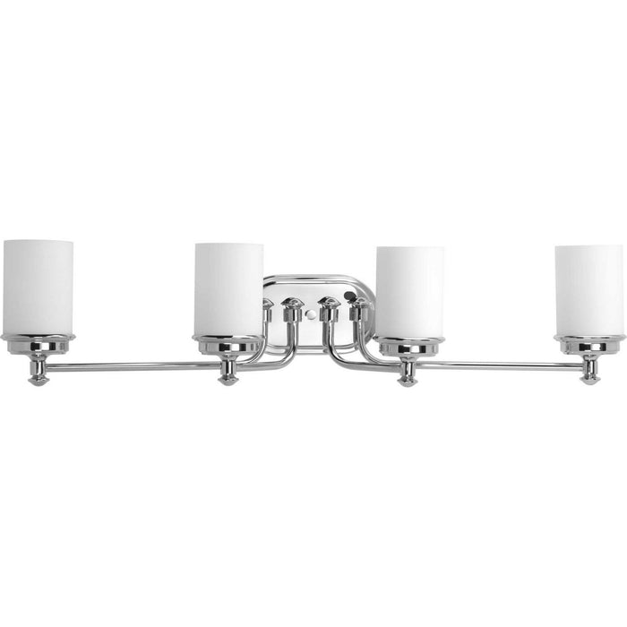Progress Lighting P300015-015 Four Light Bath, Polished Chrome