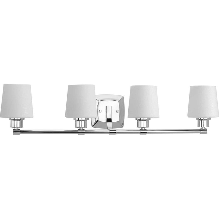 Progress Lighting P300019-015 Four Light Bath, Polished Chrome
