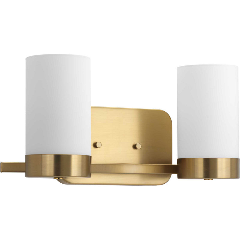 Progress Lighting P300021-109 Two Light Bath, Brushed Bronze