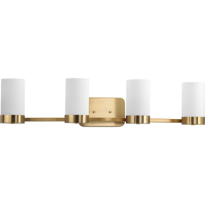 Progress Lighting P300023-109 Four Light Bath, Brushed Bronze