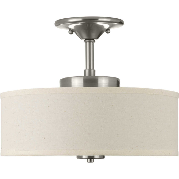 Progress Lighting P3683-0930K9 LED Semi-Flush Mount, Brushed Nickel