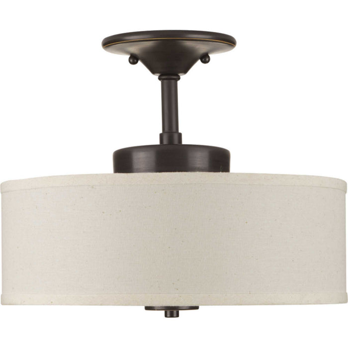 Progress Lighting P3683-2030K9 LED Semi-Flush Mount, Antique Bronze